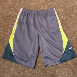 Men’s Silver Nike Athletic Shorts